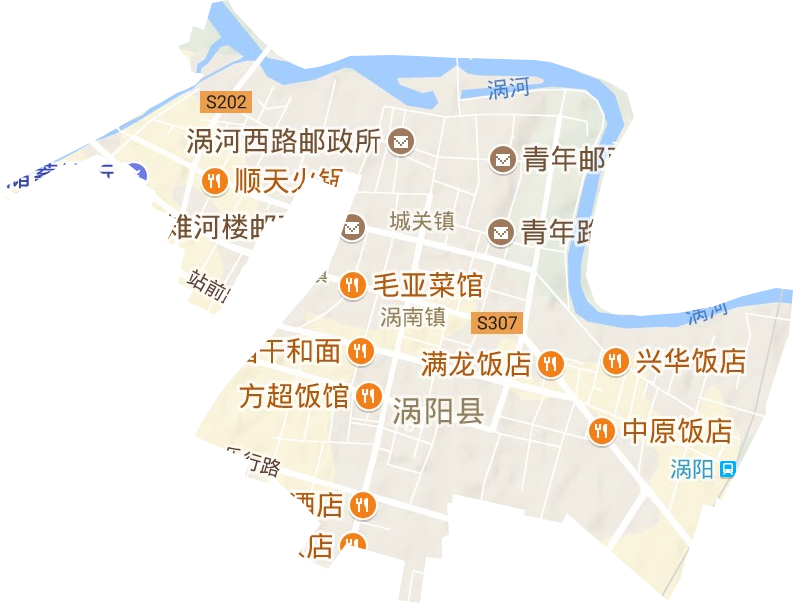 城关街道地形地图