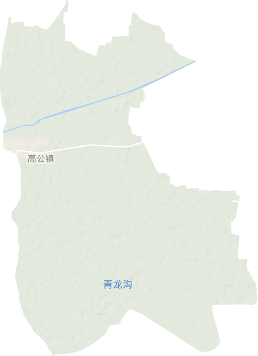高公镇地形地图