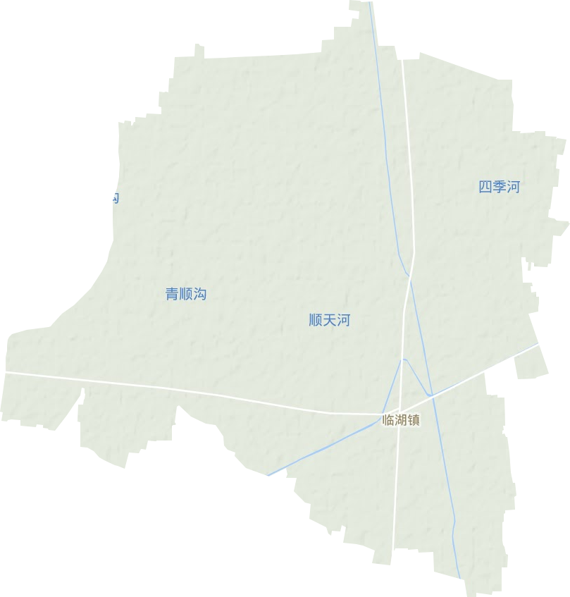 临湖镇地形地图