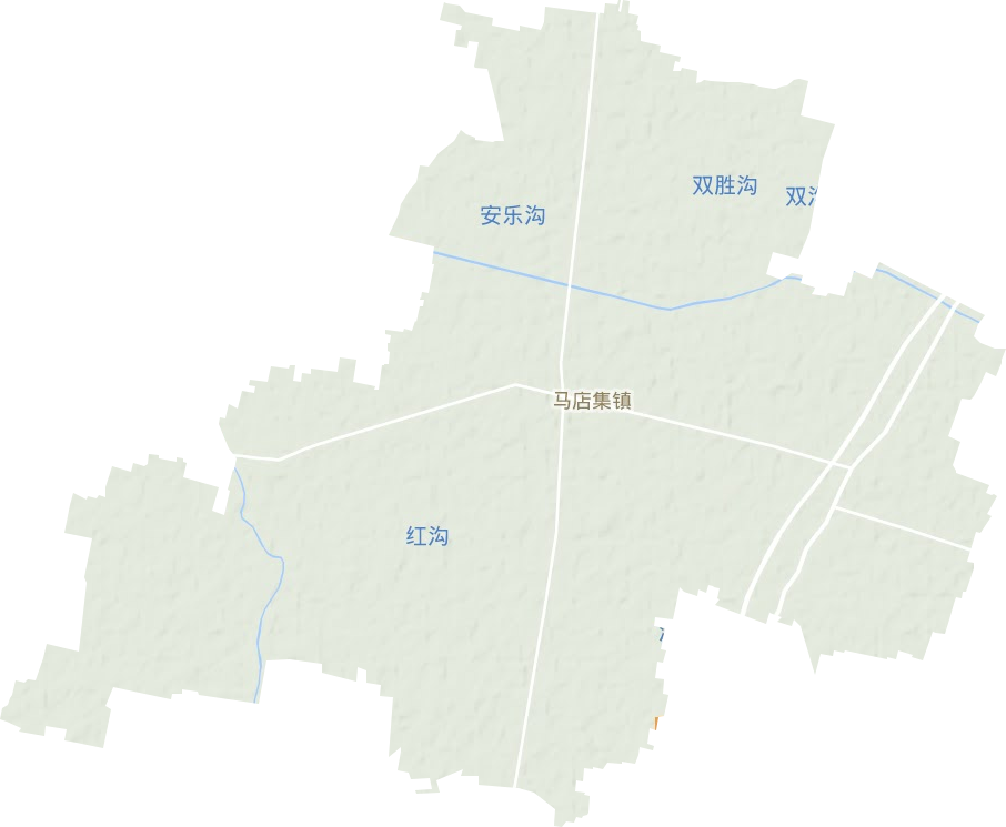 马店集镇地形地图