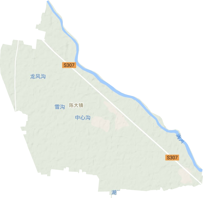 陈大镇地形地图