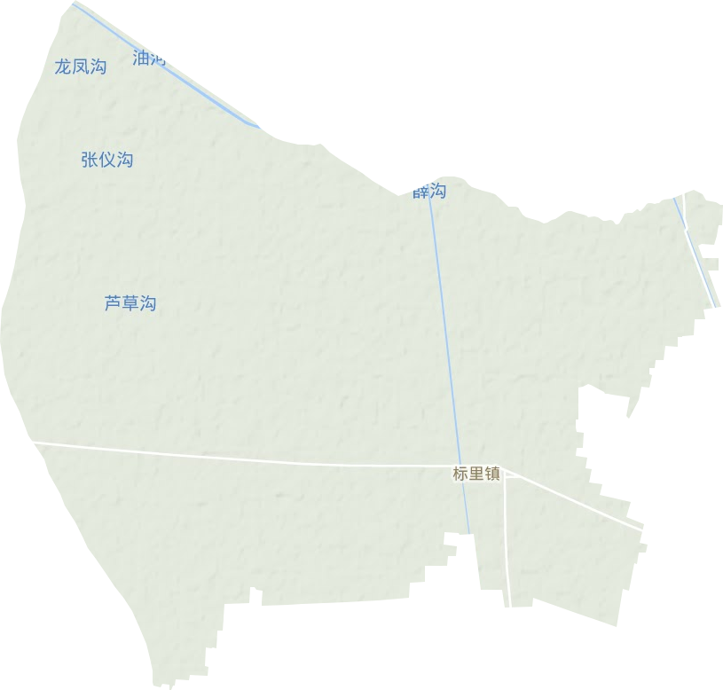 标里镇地形地图