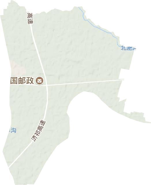 单集林场地形地图