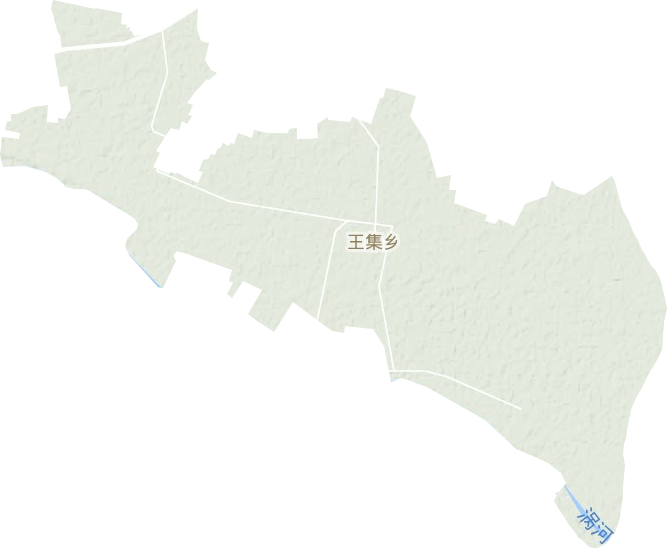 王集乡地形地图