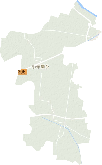 小辛集乡地形地图
