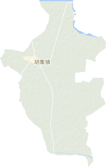 胡集镇地形地图