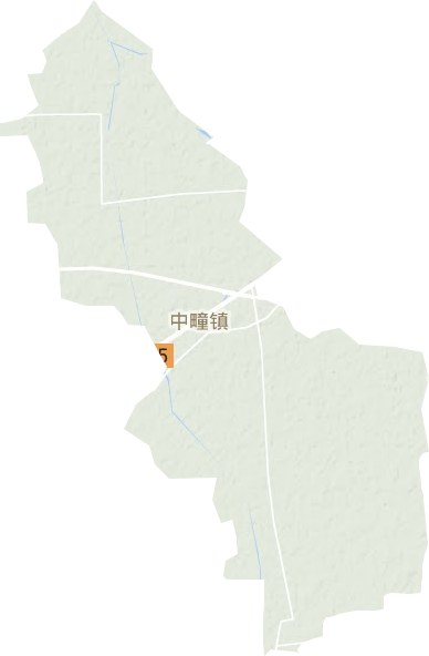 中疃镇地形地图