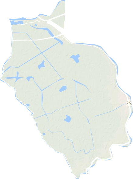水阳镇地形地图