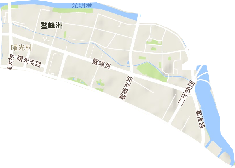 鳌峰街道地形地图
