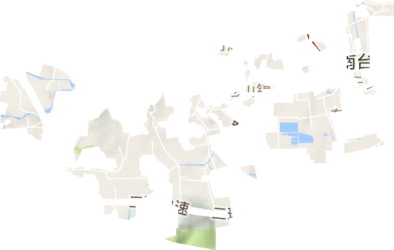 仓山镇地形地图
