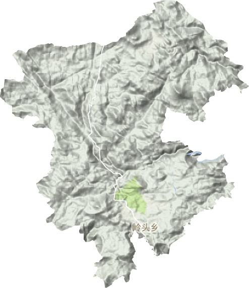 寿山乡地形地图