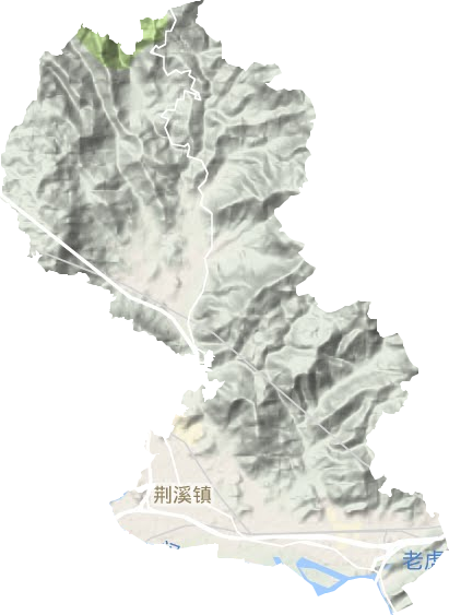荆溪镇地形地图