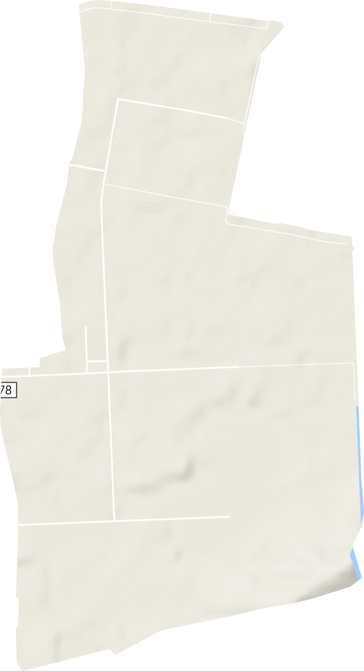 东阁华侨地形地图