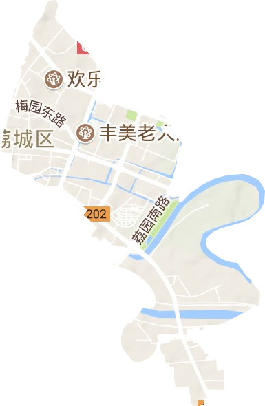 镇海街道地形地图