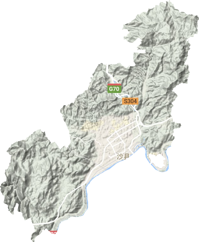 凤岗街道地形地图