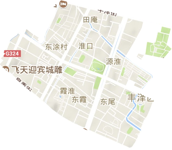 丰泽街道地形地图