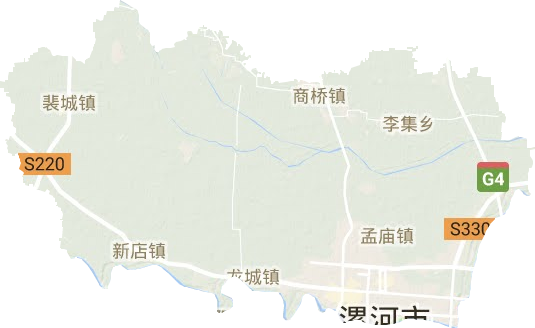 郾城区地形地图
