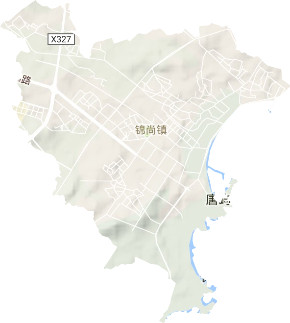 锦尚镇地形地图