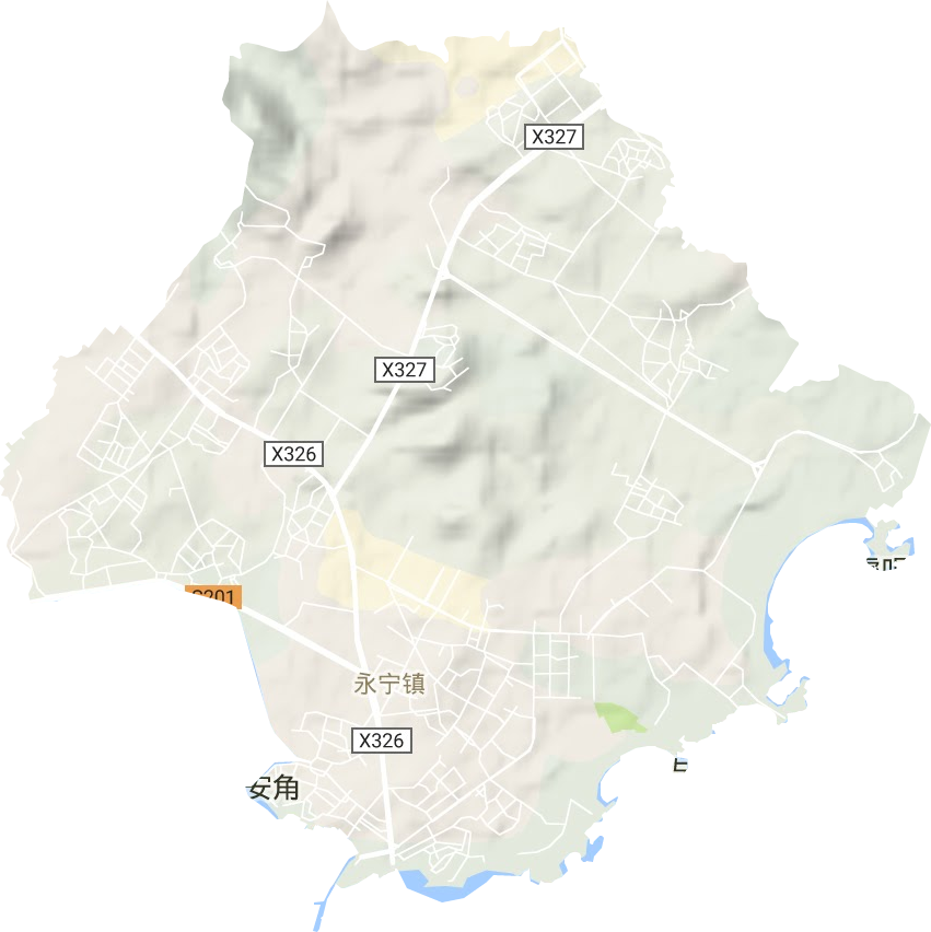 永宁镇地形地图
