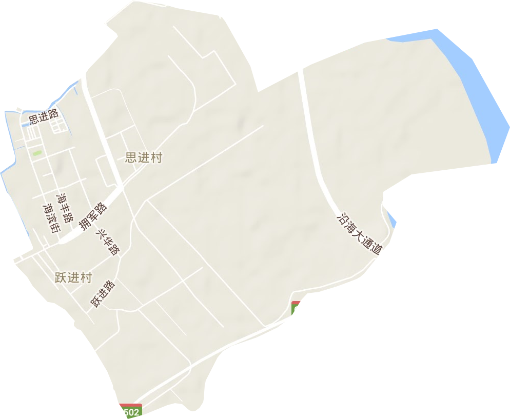 西滨镇地形地图