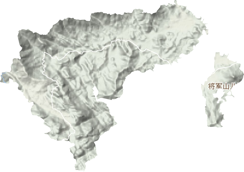 和平乡地形地图