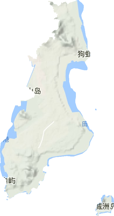 梅岭镇地形地图