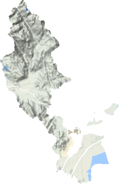 金星乡地形地图