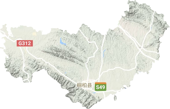 桐柏县地形地图