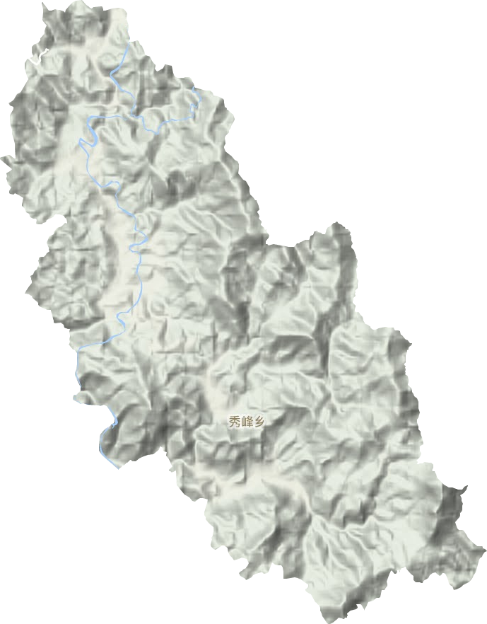 秀峰乡地形地图