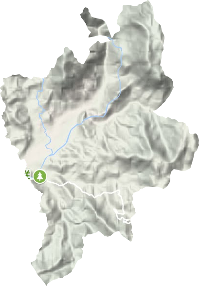 福建土楼(华安)旅游区地形地图