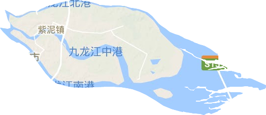 紫泥镇地形地图