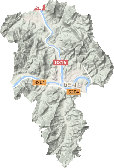双溪街道地形地图