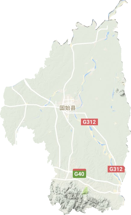 固始县地形地图