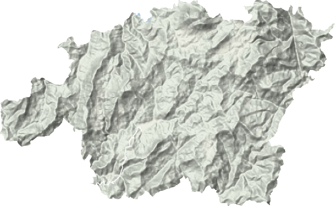 龙村乡地形地图