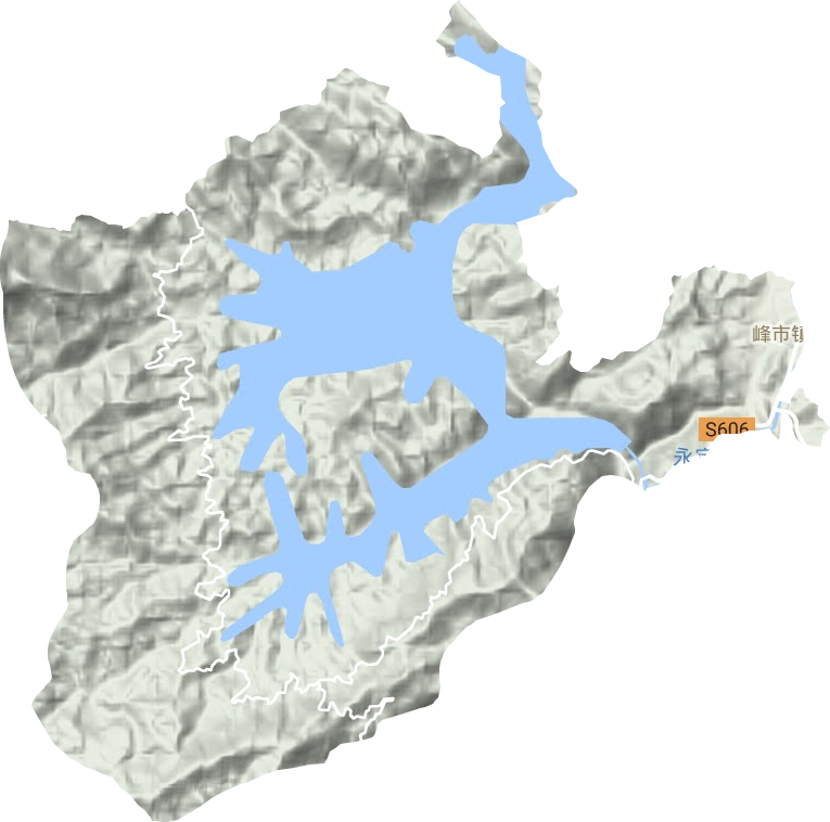 峰市镇地形地图