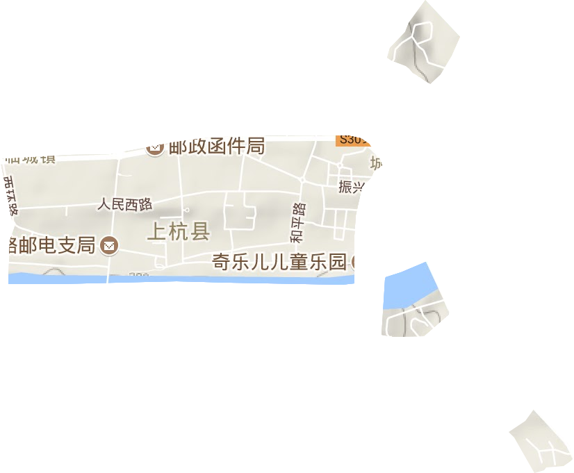 临江镇地形地图