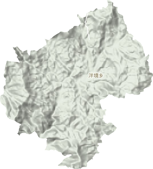 泮境乡地形地图