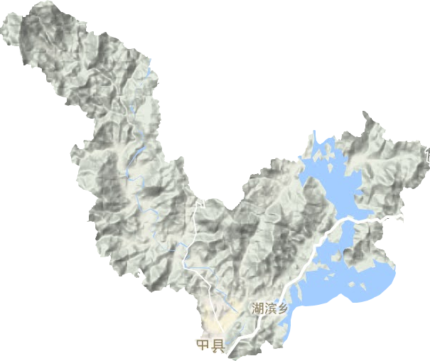 城东街道地形地图