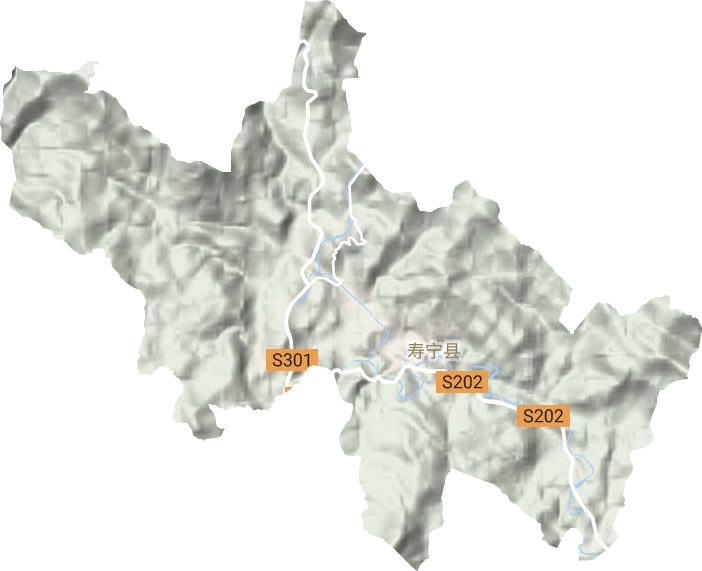 鳌阳镇地形地图