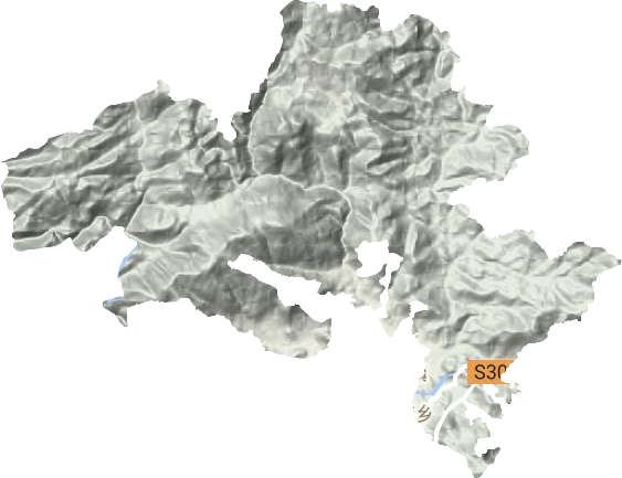 穆云畲族乡地形地图