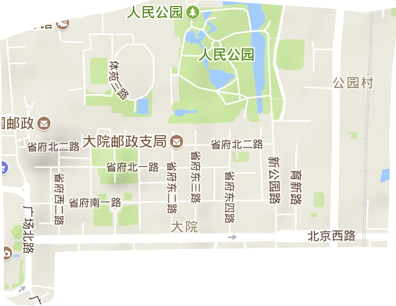 大院街道地形地图