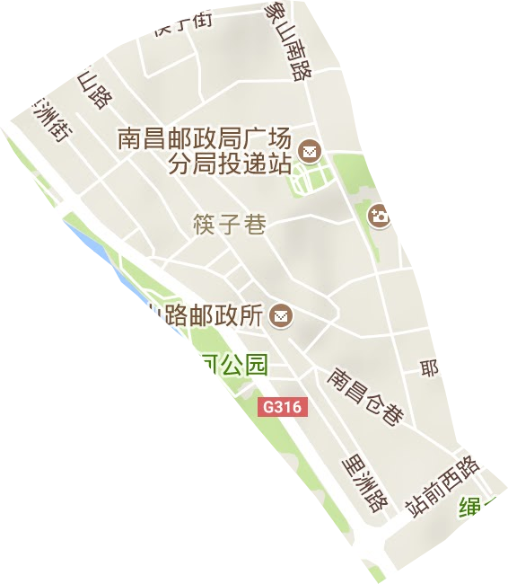 南浦街道地形地图