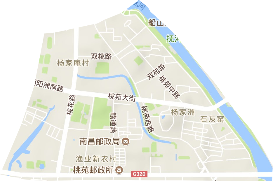 桃源街道地形地图
