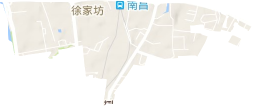 徐家坊街道地形地图