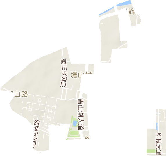 青山路街道地形地图