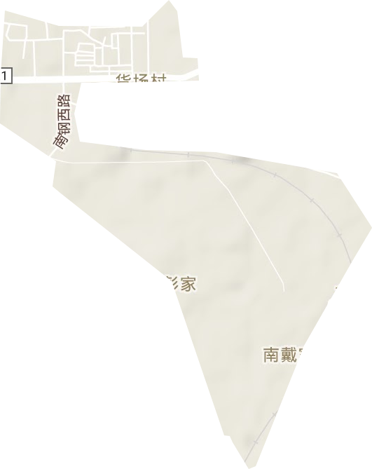 南钢街道地形地图