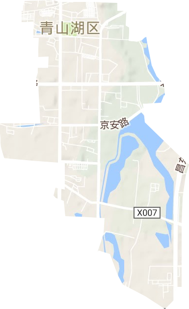 京东镇地形地图