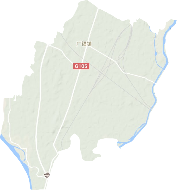广福镇地形地图