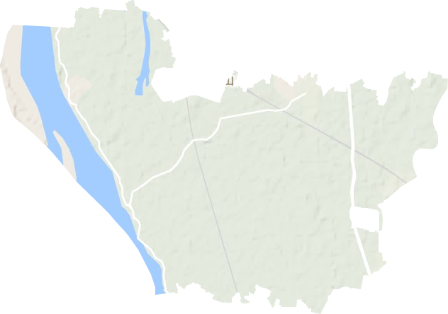 富山乡地形地图