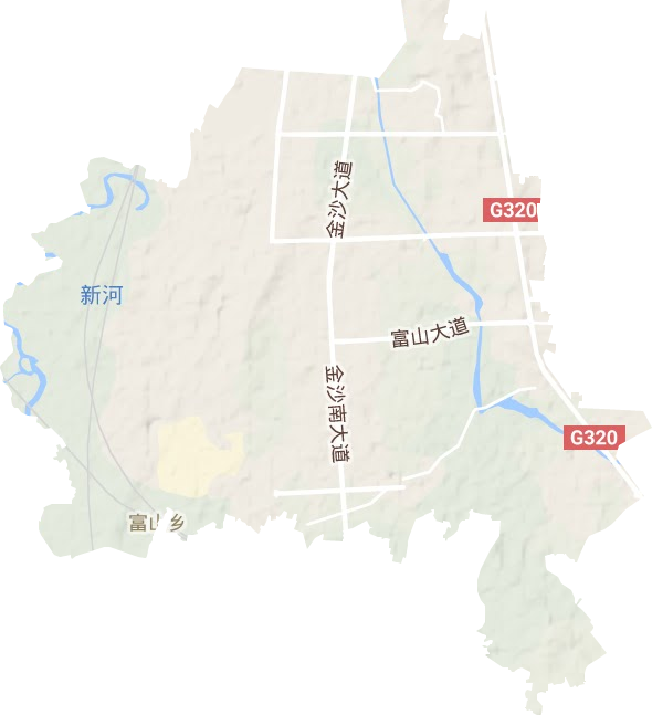 小蓝经济开发区地形地图